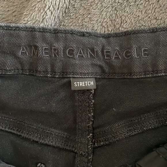 American Eagle black Jean shorts - Picture 3 of 4